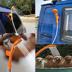 12V Portable Outdoor Car Electric Shower Sprinkler Washer, Car Washer(Blue), Car Washer(Orange), Car Washer (Yellow)