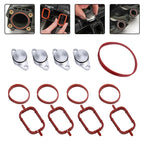 4x22mm Car Swirl Flap Air Intake Aluminum Gasket Remove Repair Kit, 22mm(Black), 22mm(Blue), 22mm(Red), 22mm(Silver)