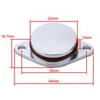 4x22mm Car Swirl Flap Air Intake Aluminum Gasket Remove Repair Kit, 22mm(Black), 22mm(Blue), 22mm(Red), 22mm(Silver)