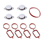 4x33mm Car Swirl Flap Air Intake Aluminum Gasket Remove Repair Kit, 33mm(Black), 33mm(Blue), 33mm(Red), 33mm (Silver)