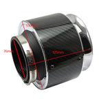 XH-UN013 Car Universal Modified High Flow Carbon Fiber Mushroom Head Style Air Filter, XH-UN013