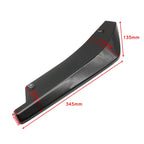XH-6134 Black Car Universal Modified Rear Spoiler Anti-collision Protector Bar Strip Guard Sticker, Black