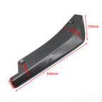XH-6134 Carbon Texture Car Universal Modified Rear Spoiler Anti-collision Protector Bar Strip Guard Sticker, Carbon Texture