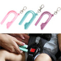 3 PCS Random Color The Car Seat Key Keychain Unlocker, 2 PCS Random Color