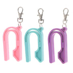 3 PCS Random Color The Car Seat Key Keychain Unlocker, 2 PCS Random Color