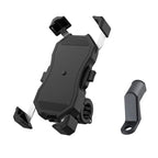 Motorcycle / Bicycle Semi-automatic Contraction Fixing Bracket Phone Holder, Phone Holder