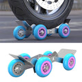 Motorcycle / Ebike Flat Tire Wheel Puller Booster Trailer Electric Emergency Help Self-rescue Traile with 5 Wheels Random Color Delivery, Self-rescue Traile