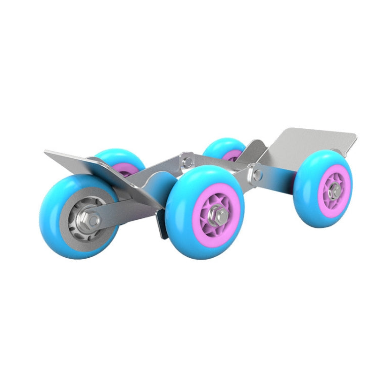 Motorcycle / Ebike Flat Tire Wheel Puller Booster Trailer Electric Emergency Help Self-rescue Traile with 5 Wheels Random Color Delivery, Self-rescue Traile