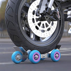 Motorcycle / Ebike Flat Tire Wheel Puller Booster Trailer Electric Emergency Help Self-rescue Traile with 5 Wheels Random Color Delivery, Self-rescue Traile