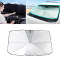 Car Retractable Sunshade Sunscreen Heat Insulation Front Windshield Sunshade, Small Size, Small Size