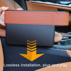 2 PCS Car Multi-functional Console Box Cup Holder Seat Gap Side Storage Box