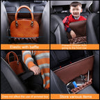 Car Front Seat Hanging Bag Storage Bag, Storage Bag (Brown), Storage Bag (Black), Storage Bag, Storage Bag (Beige), Storage Bag (Red), Storage Bag (Wine Red)