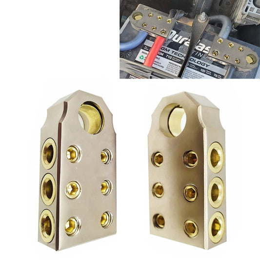 1 Pair Car Audio Modified Battery Connector Lead Acid Battery Terminal Connector, Audio Terminal