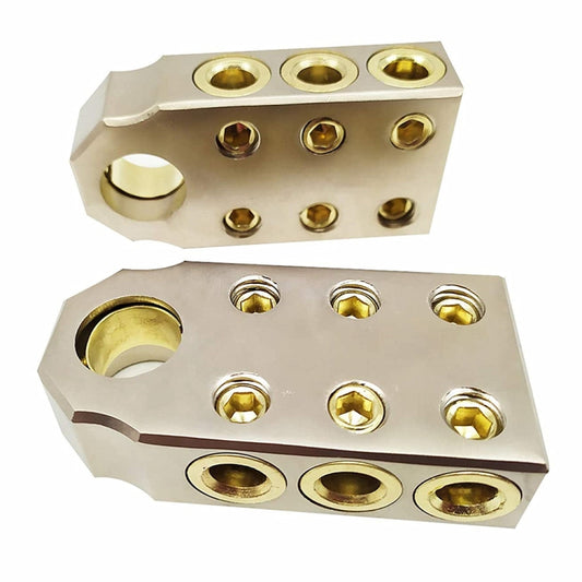 1 Pair Car Audio Modified Battery Connector Lead Acid Battery Terminal Connector, Audio Terminal