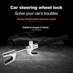 Car Adjustable Telescopic U Shape Steering Wheel Lock Anti-theft, without Safety Hammer