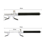 Car Adjustable Telescopic U Shape Steering Wheel Lock Anti-theft Cipher Lock with Safety Hammer, with Safety Hammer