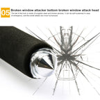 Car Adjustable Telescopic U Shape Steering Wheel Lock Anti-theft Cipher Lock with Safety Hammer, with Safety Hammer