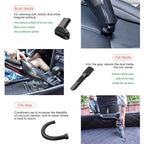 Car Wired Portable 120W Handheld Powerful Vacuum Cleaner with LED Light Cable Length: 5m, Wired with Light