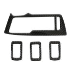 Car Carbon Fiber Window Glass Lifter Panel Decorative Sticker for Volkswagen Tiguan L 2019-2021, Window Glass Lifter