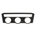 Car Carbon Fiber Air Conditioning Panel Decorative Sticker for Volkswagen Tiguan L 2019-2021, Low Configuration, Air Conditioning Panel, Low Configuration
