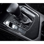 Car Carbon Fiber Gear Shift Panel Decorative Sticker for Volkswagen Tiguan L 2019-2021, Gear Shift Panel