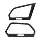 Car Carbon Fiber Central Control Side Air Outlet Frame Decorative Sticker for Volkswagen Tiguan L 2019-2021, Central Control Side Air Outlet