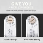 Motorcycles / Bicycle Anti-theft Lock Alarm Disc Brakes Lock with Cable and Bag, 8307 (Bronze), 8307 (Silver)