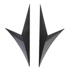 Modified Fender Side Wing Sticker Blade Side Shark Gill Car Body Decorative Sticker for Honda 10th Generation Civic, Bright Black, Bright Black