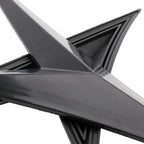 Modified Fender Side Wing Sticker Blade Side Shark Gill Car Body Decorative Sticker for Honda 10th Generation Civic, Bright Black, Bright Black