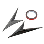 Modified Fender Side Wing Sticker Blade Side Shark Gill Car Body Decorative Sticker for Honda 10th Generation Civic, Carbon Fiber, Carbon Fiber