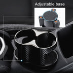 Multi-functional Car Base Adjustable Cup Holder Drink Holder, 2 in 1 Drink Holder
