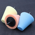 6 in 1 3 inch Car Polishing Disc Set Wheel Rim Polishing Waxing Sponge, 6 in 1