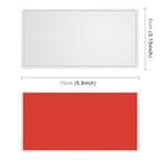 Portable Car Sunshade Makeup Mirror Stainless Steel Vanity Mirror, Size: 150 x 80mm, 150 x 80mm