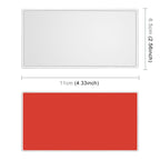 Portable Car Sunshade Makeup Mirror Stainless Steel Vanity Mirror, Size: 110 x 65mm, 110 x 65mm