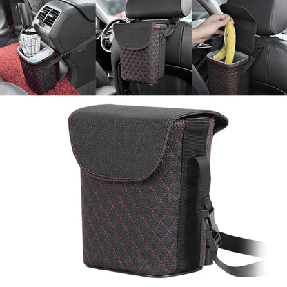 Car Back Seat Hook Garbage Can Car Storage Box