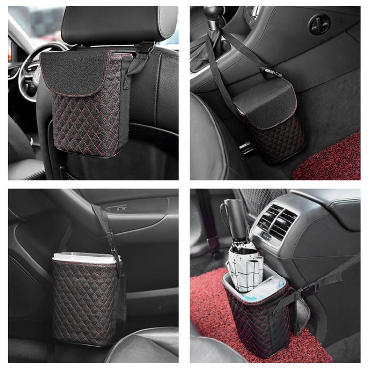 Car Back Seat Hook Garbage Can Car Storage Box
