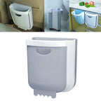 Car Folding Trash Can Household Kitchen Wall-mounted Ashbin