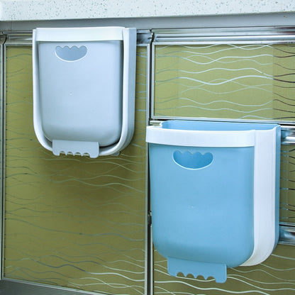 Car Folding Trash Can Household Kitchen Wall-mounted Ashbin