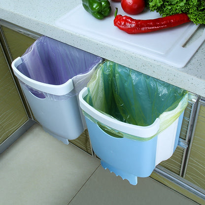 Car Folding Trash Can Household Kitchen Wall-mounted Ashbin