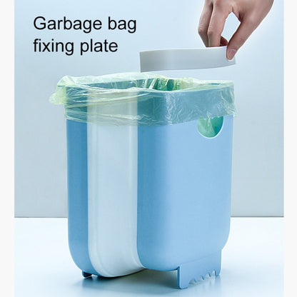 Car Folding Trash Can Household Kitchen Wall-mounted Ashbin