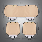 3 in 1 Car Seat Cushion Free Binding Half Inclusive Seat Mat Set, Half Inclusive (Grey), Half Inclusive (Blue), Half Inclusive (Beige), Half Inclusive (Red), Half Inclusive (Black), Half Inclusive (Coffee)