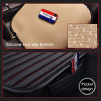 3 in 1 Car Seat Cushion Free Binding Half Inclusive Seat Mat Set, Half Inclusive (Grey), Half Inclusive (Blue), Half Inclusive (Beige), Half Inclusive (Red), Half Inclusive (Black), Half Inclusive (Coffee)