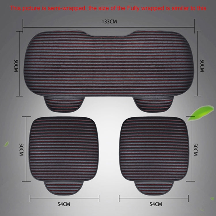 3 in 1 Car Seat Cushion Free Binding All Inclusive Seat Mat Set, All Inclusive (Red), All Inclusive (Black), All Inclusive (Coffee), All Inclusive (Grey), All Inclusive (Blue), All Inclusive (Beige)
