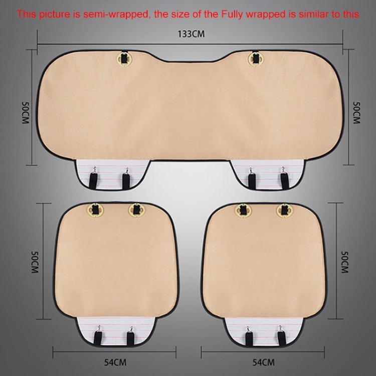 3 in 1 Car Seat Cushion Free Binding All Inclusive Seat Mat Set, All Inclusive (Red), All Inclusive (Black), All Inclusive (Coffee), All Inclusive (Grey), All Inclusive (Blue), All Inclusive (Beige)