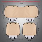 3 in 1 Car Seat Cushion Free Binding All Inclusive Seat Mat Set, All Inclusive (Red), All Inclusive (Black), All Inclusive (Coffee), All Inclusive (Grey), All Inclusive (Blue), All Inclusive (Beige)