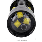 2 PCS 9005 / 9006 DC12V 4.3W 6000K 500LM Car Fog Lights with 12LEDs SMD-2525, 9005 / 9006