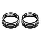 2 PCS Car Aluminum Alloy Air Conditioner Knob Case for Toyota RAV4 / Wildlander, For Toyota RAV4 / Wildlander (Black), For Toyota RAV4 / Wildlander (Blue), For Toyota RAV4 / Wildlander (Red)