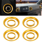 8 PCS Car Aluminum Alloy Air Conditioner Knob Case and Base for Honda XR-V, For Honda XR-V (Gold), For Honda XR-V (Purple), For Honda XR-V (Red), For Honda XR-V (Blue)