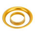 8 PCS Car Aluminum Alloy Air Conditioner Knob Case and Base for Honda XR-V, For Honda XR-V (Gold), For Honda XR-V (Purple), For Honda XR-V (Red), For Honda XR-V (Blue)