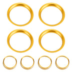 8 PCS Car Aluminum Alloy Air Conditioner Knob Case and Base for Honda XR-V, For Honda XR-V (Gold), For Honda XR-V (Purple), For Honda XR-V (Red), For Honda XR-V (Blue)